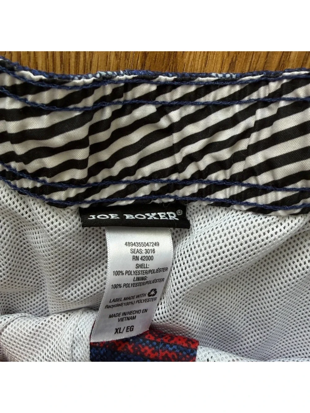 Joe boxer American flag swim shorts